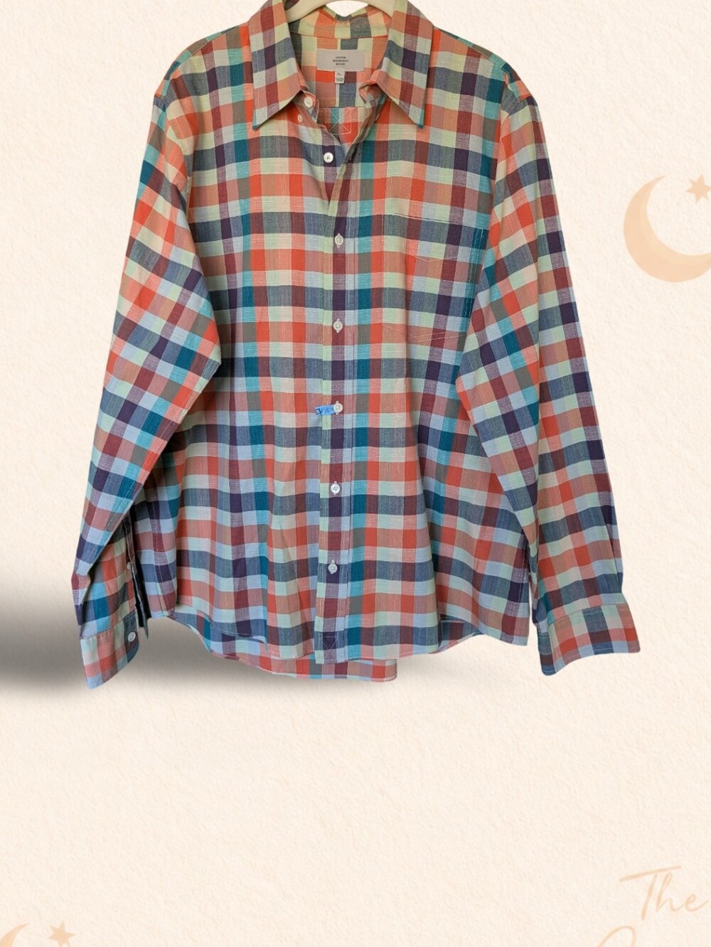 Men's Jack Spade Plaid Button Down Shirt Men's XL